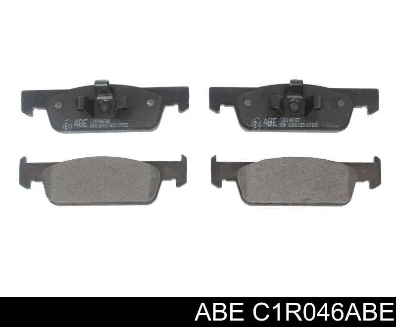 C1R046ABE ABE колодки тормозные передние дисковые