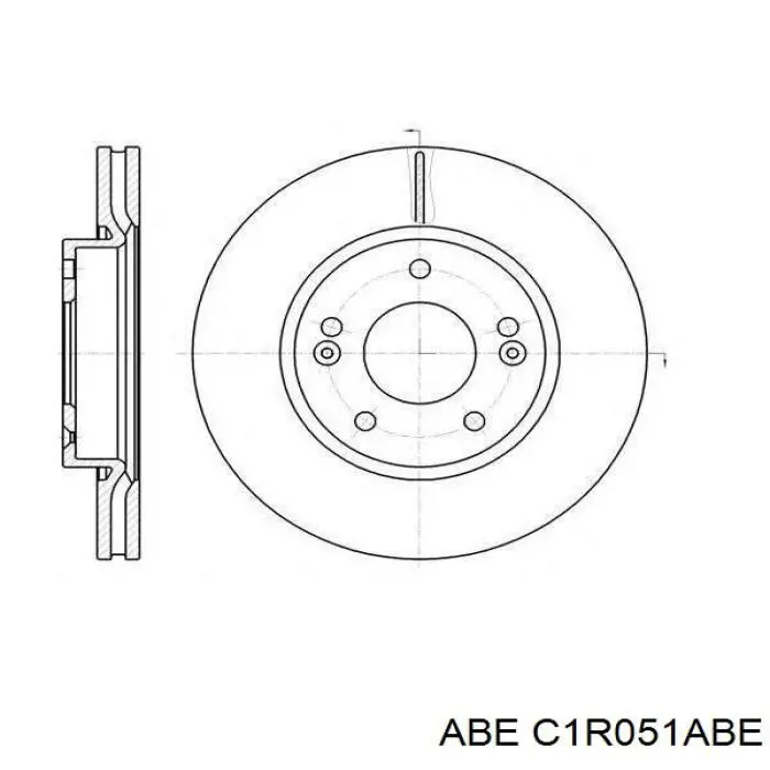 Колодки ABE C1R051ABE цена, от 17.38 USD