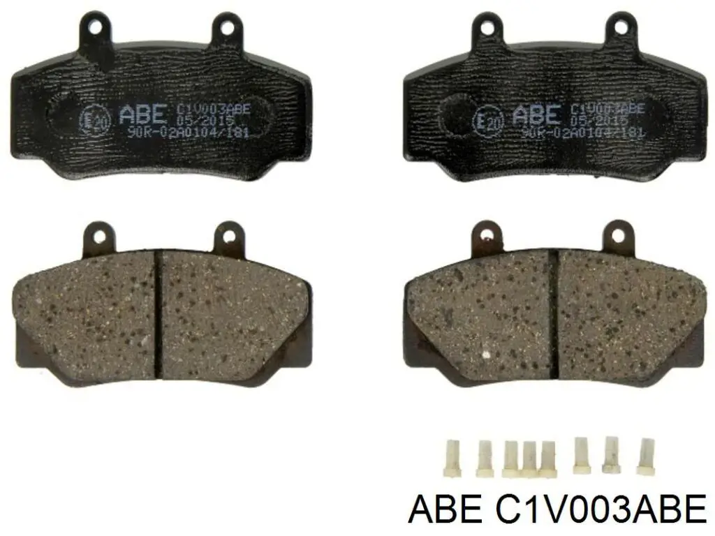 C1V003ABE ABE колодки тормозные передние дисковые