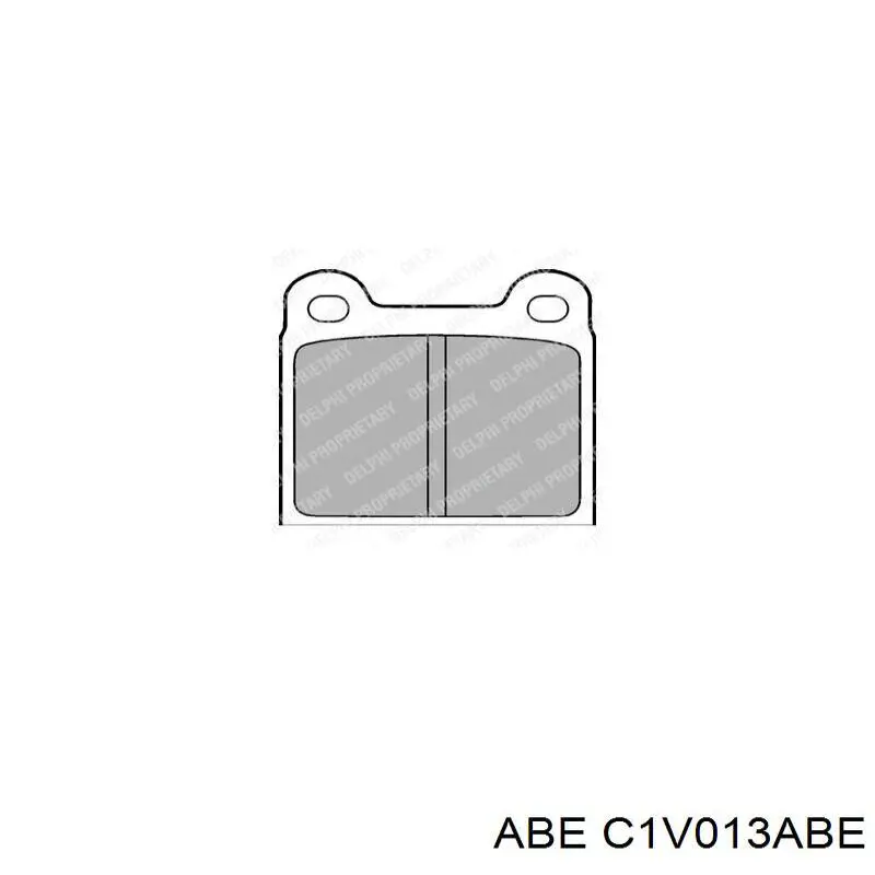 Колодки ABE C1V013ABE цена, от 17.50 USD