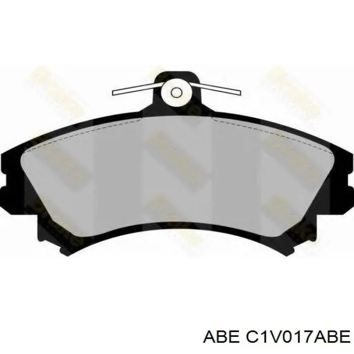 Купить C1V017ABE ABE Колодки тормозные задние, дисковые