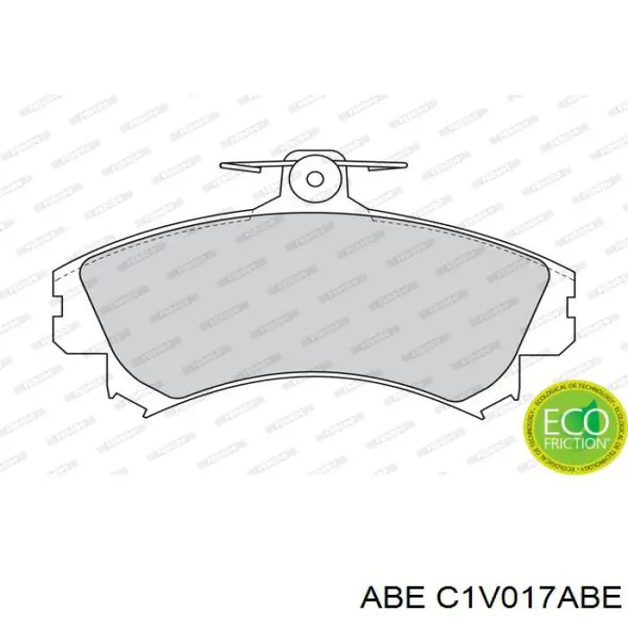 Задние дисковые колодки ABE C1V017ABE