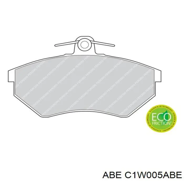Купить C1W005ABE ABE Колодки тормозные
