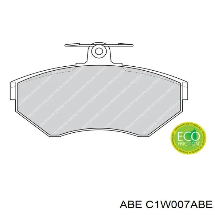 Купить C1W007ABE ABE Колодки тормозные