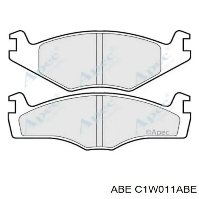 Купить C1W011ABE ABE Колодки тормозные