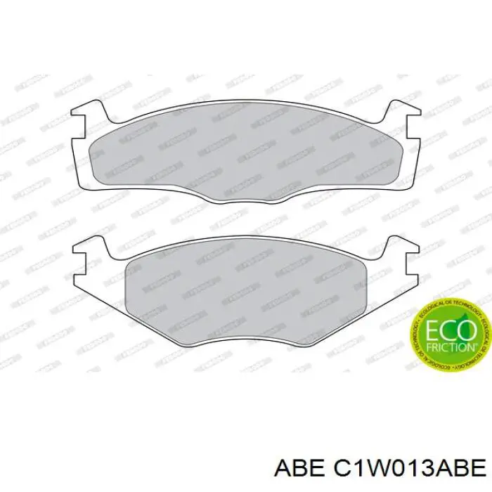 Передние тормозные колодки C1W013ABE ABE