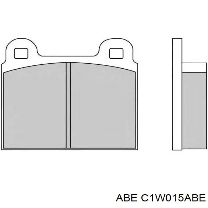 Купить C1W015ABE ABE Колодки тормозные