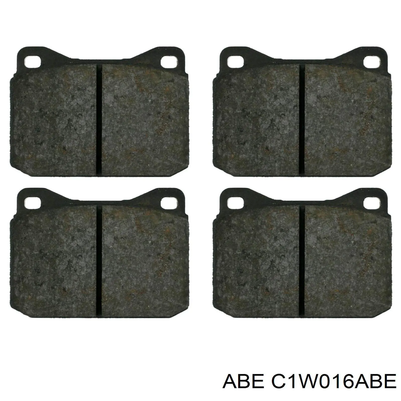 C1W016ABE ABE Колодки передние