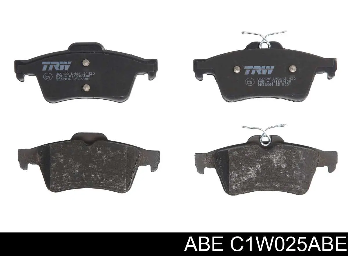Колодки ABE C1W025ABE цена, от 20.95 USD