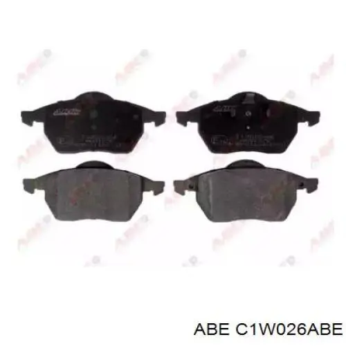 C1W026ABE ABE Колодки передние