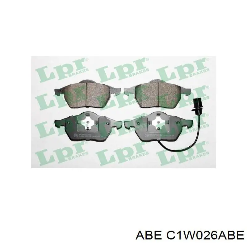 Тормозные колодки ABE C1W026ABE
