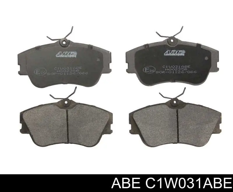 Колодки тормозные передние дисковые ABE C1W031ABE