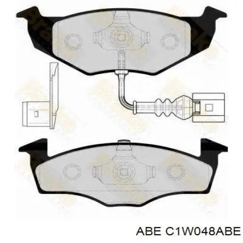 Колодки ABE C1W048ABE цена, от 20.00 USD