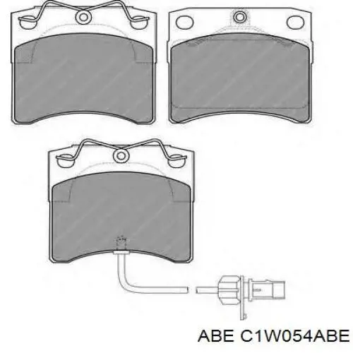 Тормозные колодки ABE C1W054ABE