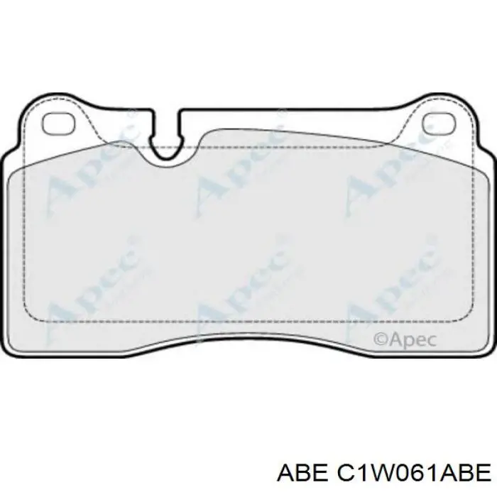 Передние тормозные колодки C1W061ABE ABE