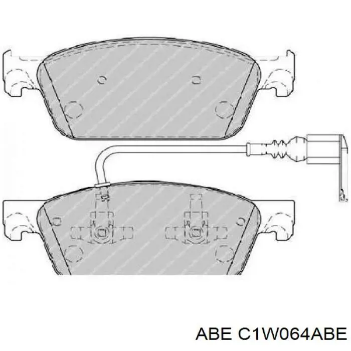Купить C1W064ABE ABE Колодки тормозные