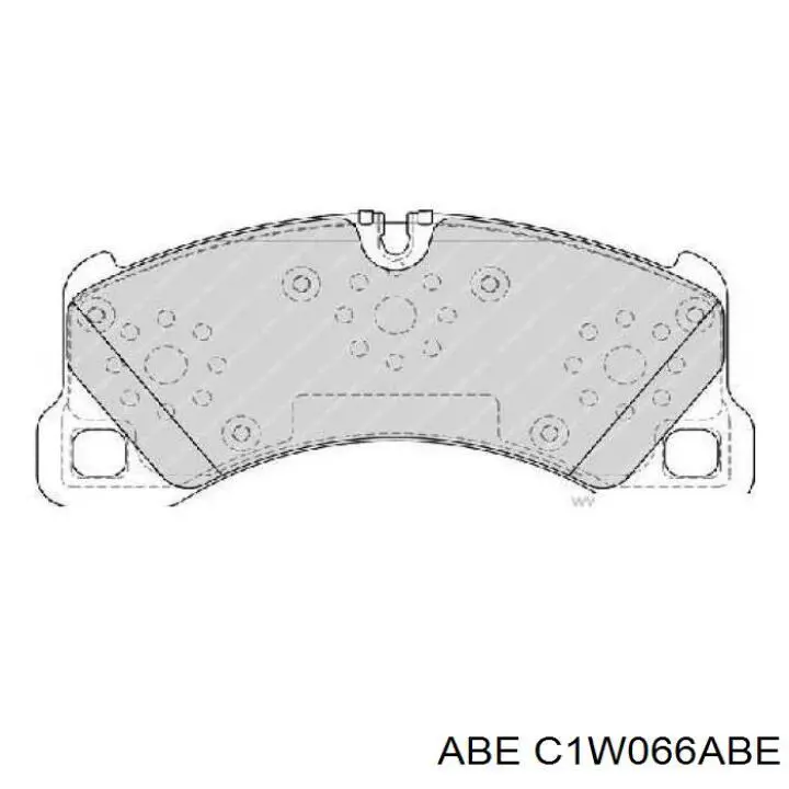 Колодки ABE C1W066ABE цена, от 40.94 USD