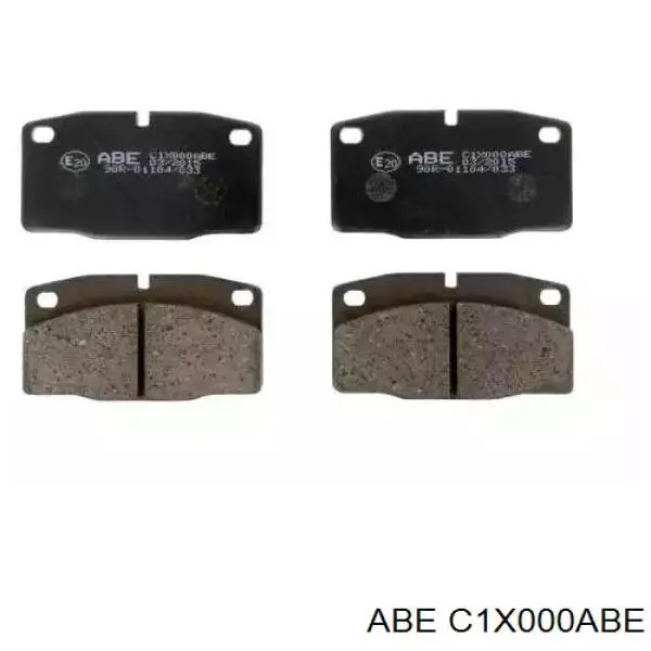 C1X000ABE ABE колодки тормозные передние дисковые