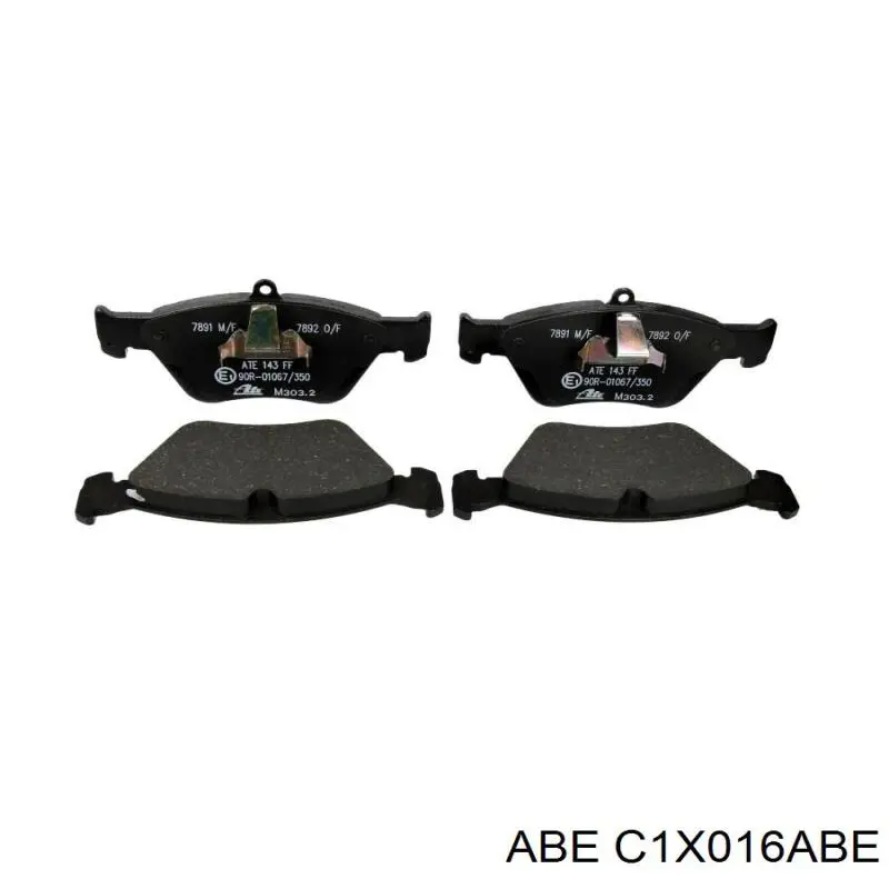 Тормозные колодки ABE C1X016ABE