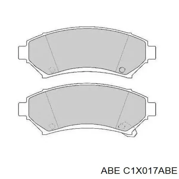Передние тормозные колодки C1X017ABE ABE