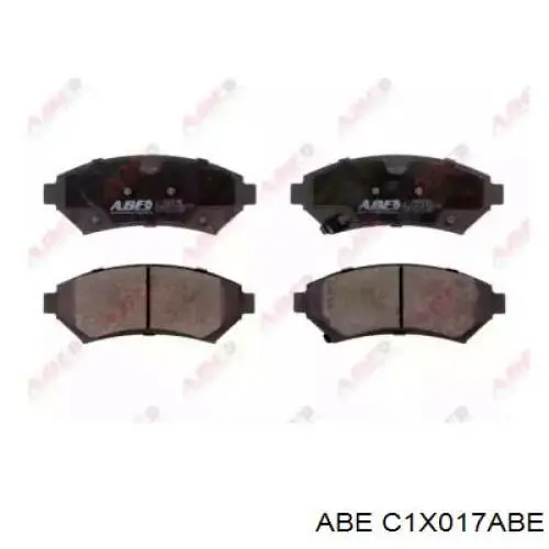 C1X017ABE ABE колодки тормозные передние дисковые