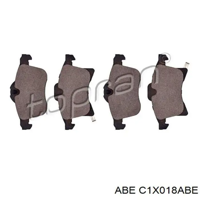 Колодки ABE C1X018ABE цена, от 19.64 USD