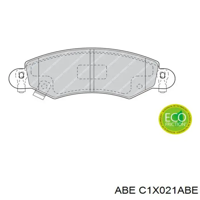 Колодки ABE C1X021ABE цена, от 16.53 USD