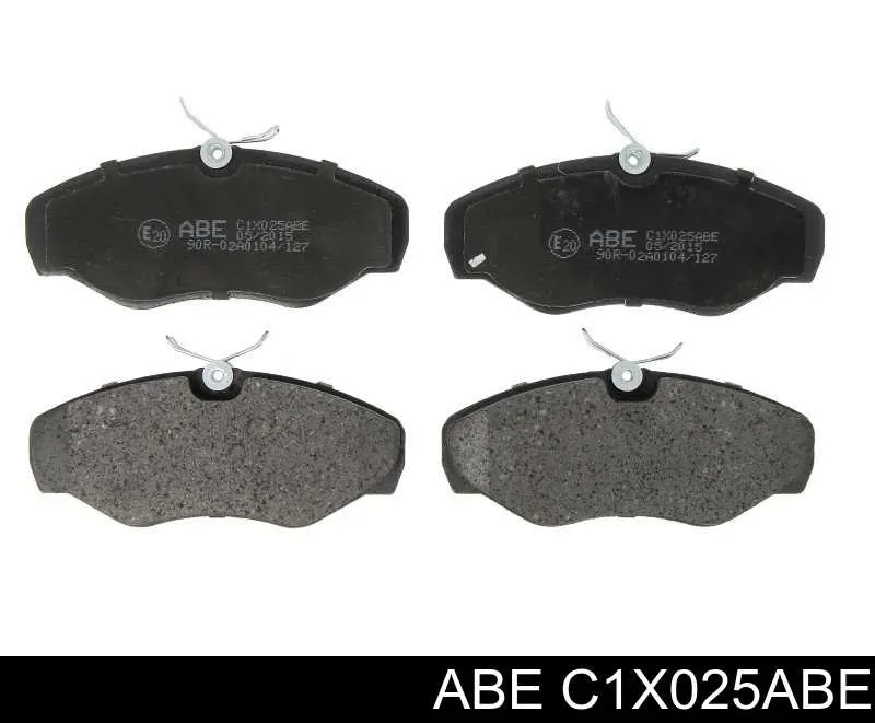 Колодки тормозные передние дисковые ABE C1X025ABE