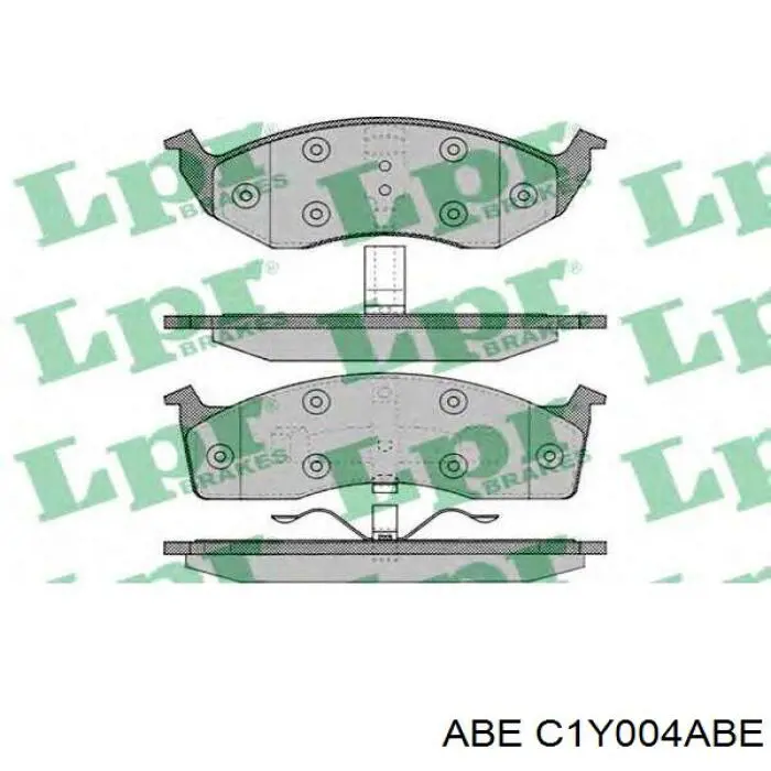 Передние тормозные колодки C1Y004ABE ABE