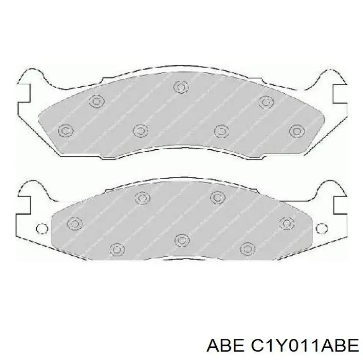 Передние тормозные колодки C1Y011ABE ABE