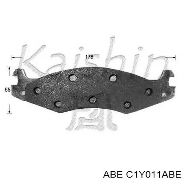 C1Y011ABE ABE Колодки передние