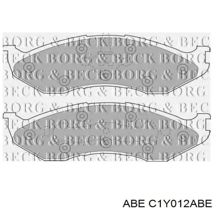 Задние дисковые колодки ABE C1Y012ABE