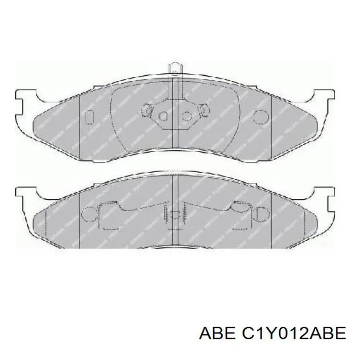 Колодки дисковые  ABE C1Y012ABE цена, от 23.42 USD