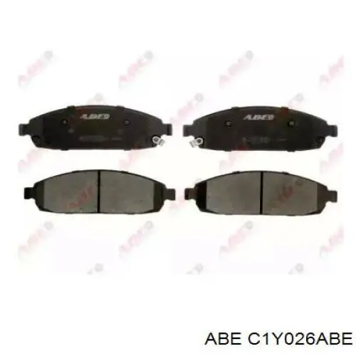 Колодки ABE C1Y026ABE цена, от 36.92 USD