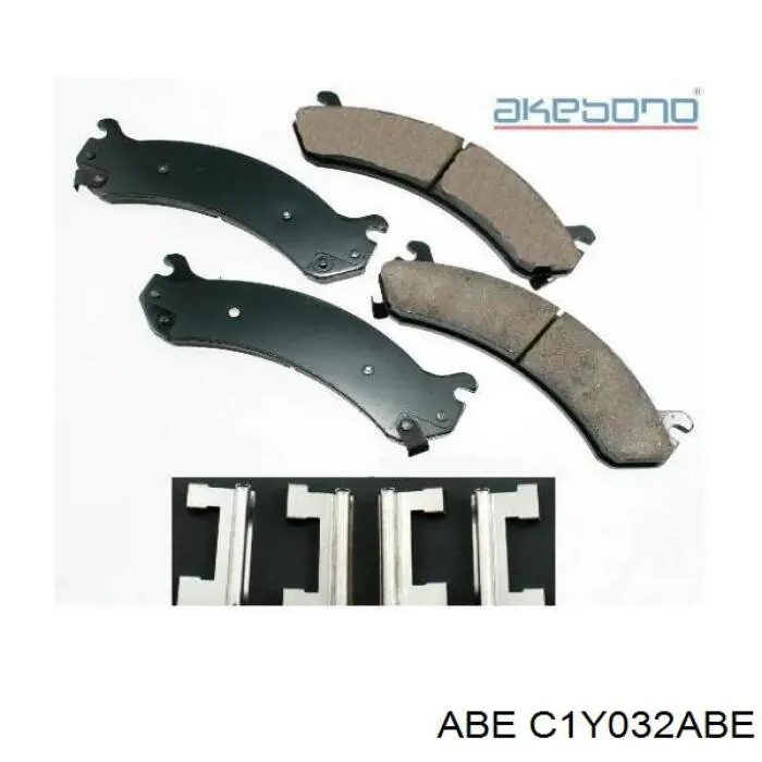 Передние тормозные колодки C1Y032ABE ABE