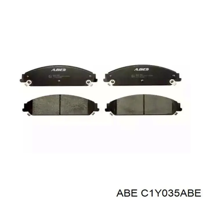 C1Y035ABE ABE колодки тормозные передние дисковые