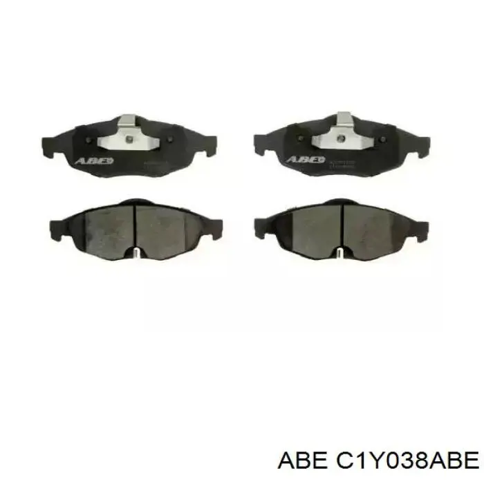 C1Y038ABE ABE Колодки передние