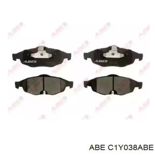Передние тормозные колодки C1Y038ABE ABE