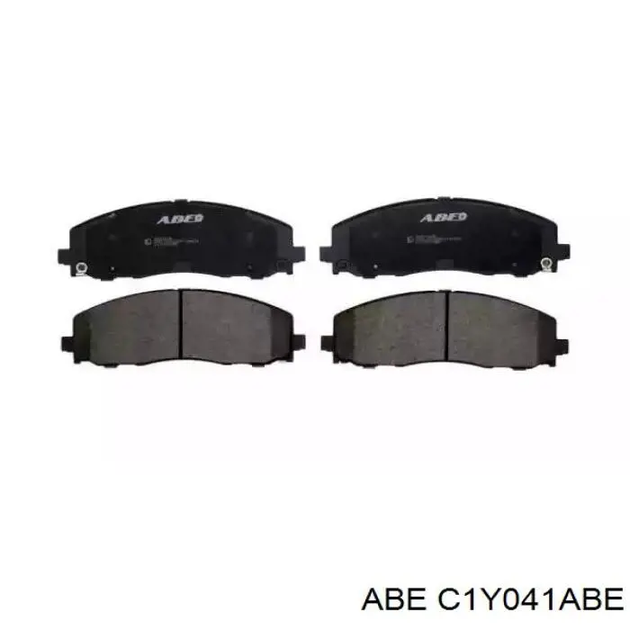 C1Y041ABE ABE колодки тормозные передние дисковые