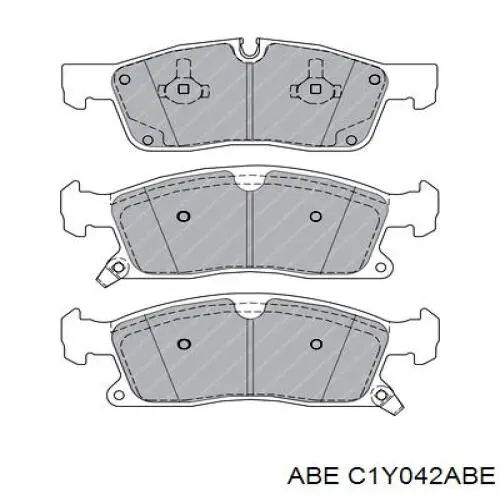 Колодки ABE C1Y042ABE цена, от 35.52 USD