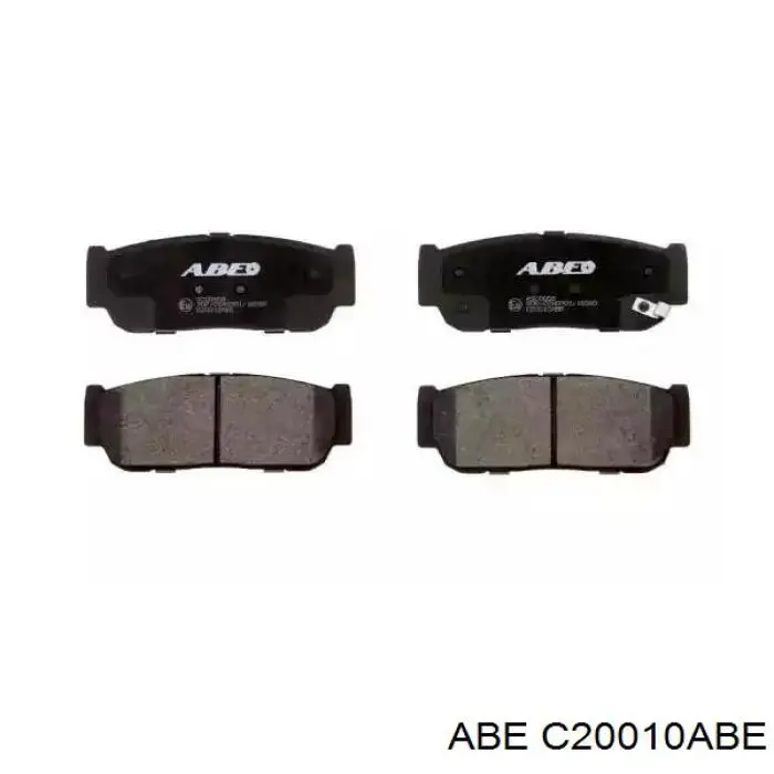 C20010ABE ABE задние тормозные колодки