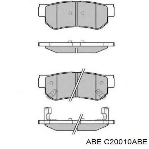 Колодки дисковые  ABE C20010ABE цена, от 18.00 USD