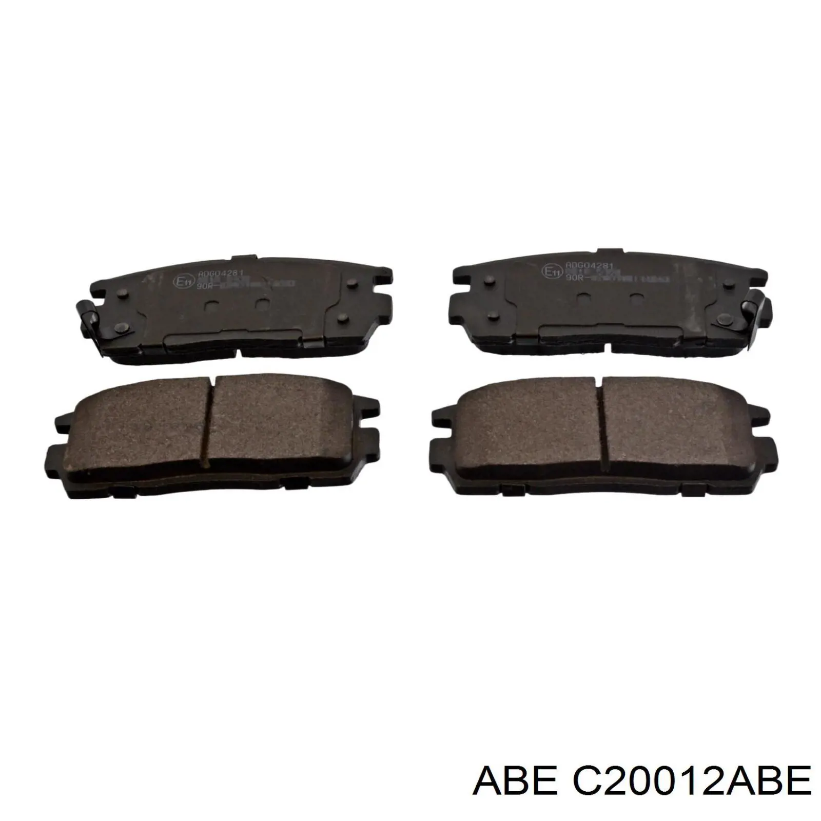 Колодки дисковые  ABE C20012ABE цена, от 15.96 USD