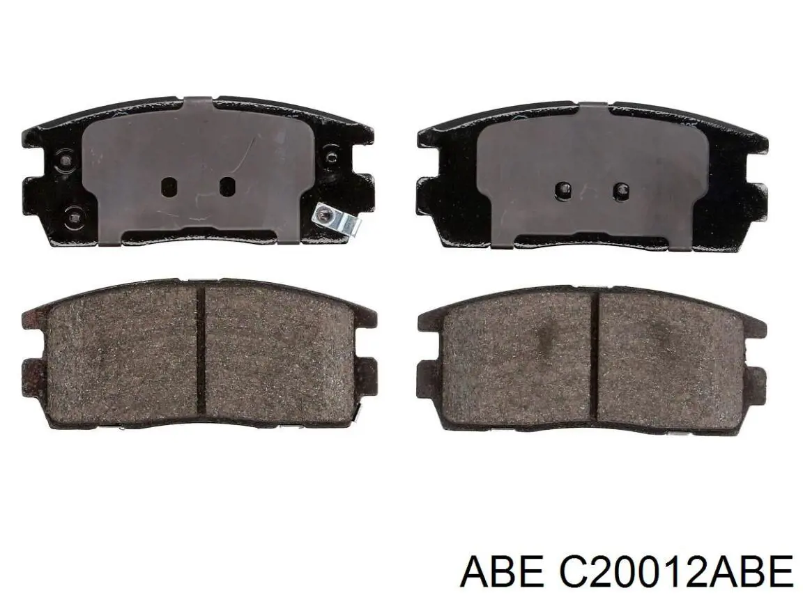 Купить C20012ABE ABE Колодки тормозные задние, дисковые