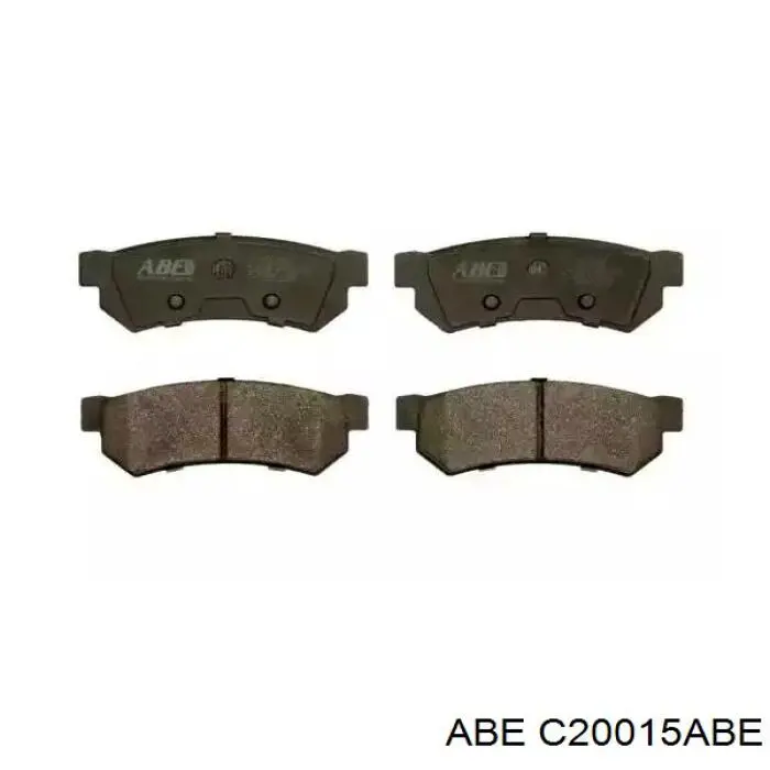 C20015ABE ABE колодки тормозные задние дисковые