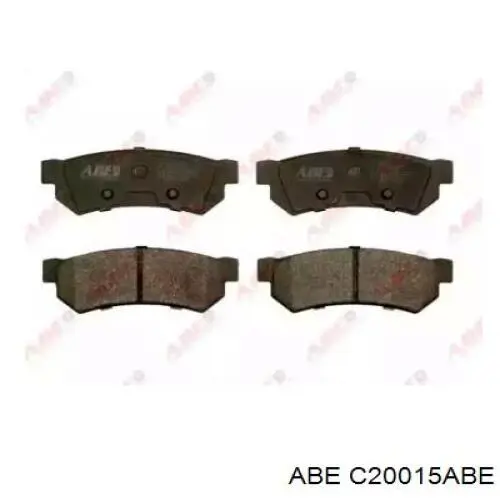 Купить C20015ABE ABE Колодки тормозные задние, дисковые