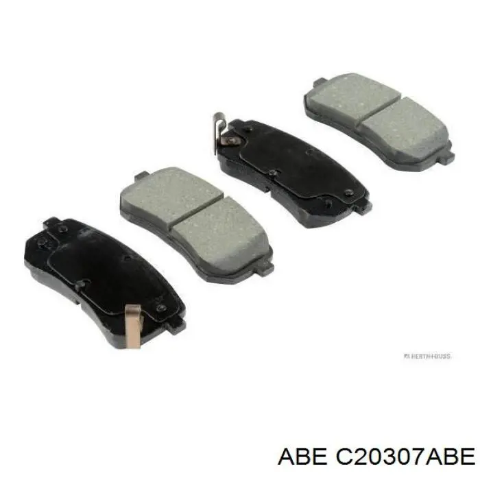 Задние тормозные колодки C20307ABE ABE