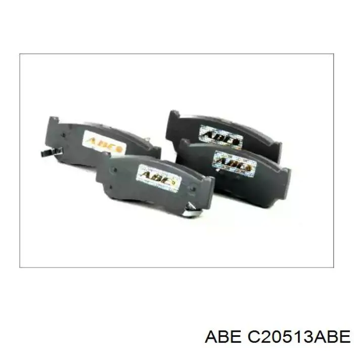 C20513ABE ABE задние тормозные колодки