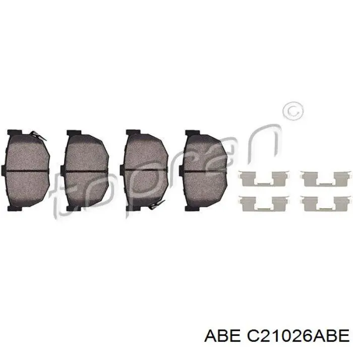 Колодки дисковые  ABE C21026ABE цена, от 13.95 USD