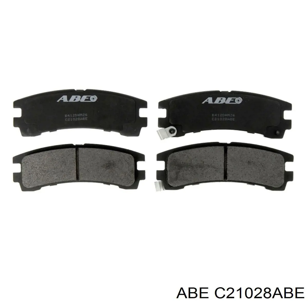 C21028ABE ABE колодки тормозные задние дисковые